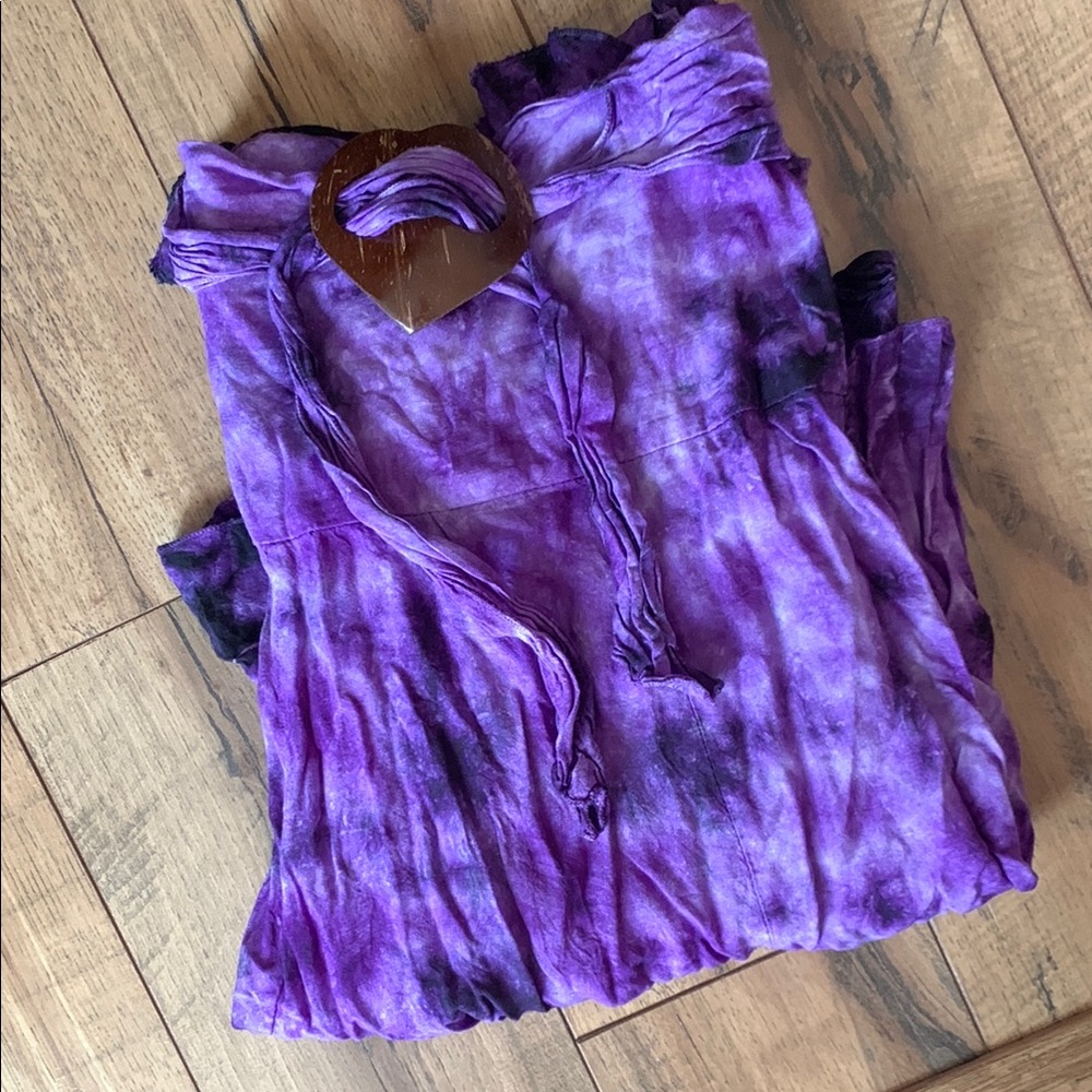 Purple Tie-Dye Skirt